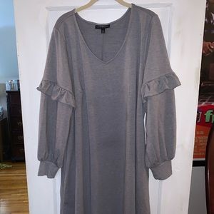 Gray comfy cute dress
